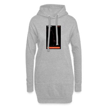 Aktiencrash - Hoodie-Kleid - Grau meliert - Vorne