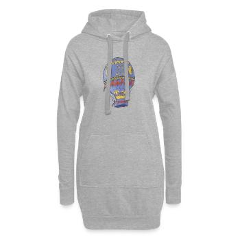 Montgolfiere - Hoodie-Kleid - Grau meliert - Vorne