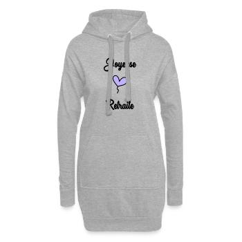 Ruhestand - Hoodie-Kleid - Grau meliert - Vorne