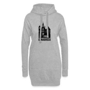 Osnabrück Silhouette - Hoodie-Kleid - Grau meliert - Vorne