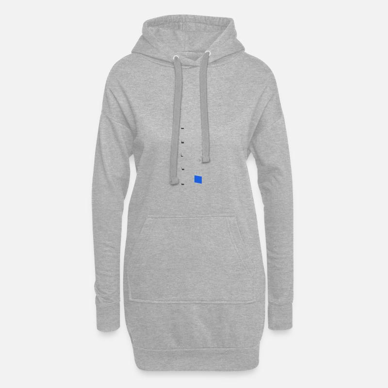 Evo Bimmer - Hoodie-Kleid - Grau meliert