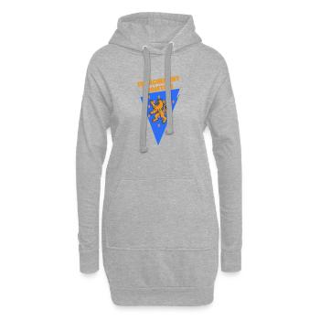 Ehrlich gesagt Comtois - Hoodie-Kleid - Grau meliert - Vorne