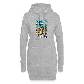 Dansez comme personne d’autre - Sweat-shirt à capuche long Femme - gris chiné - Devant