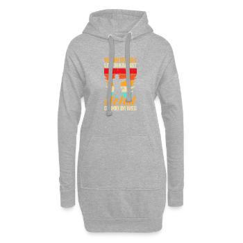 Tir à l’arc Tir à l’arc Tir à l’arc - Sweat-shirt à capuche long Femme - gris chiné - Devant