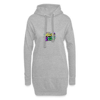 Malle 2025 Coloré - Sweat-shirt à capuche long Femme - gris chiné - Devant