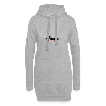 Équipe de rêve de Majorque - Sweat-shirt à capuche long Femme - gris chiné - Devant
