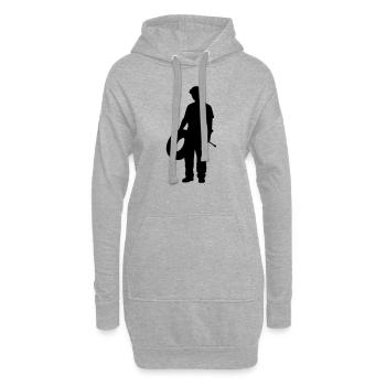 KFZ Automechaniker - Hoodie-Kleid - Grau meliert - Vorne