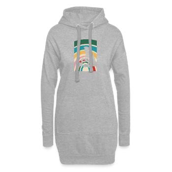 Kochen Küchenchef - Hoodie-Kleid - Grau meliert - Vorne