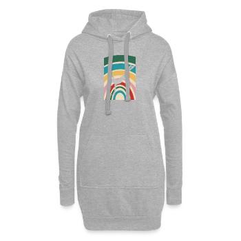 Handstand Gymnastiktrainer - Hoodie-Kleid - Grau meliert - Vorne