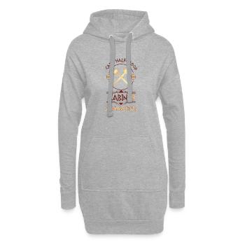 Cabin #9 in Camp Half Blood, Child of Hephaestus - Hoodie Dress - heather grey - Front
