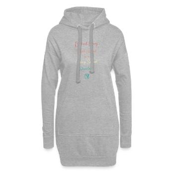 Secrétaire d’école Secrétaire d’école - Sweat-shirt à capuche long Femme - gris chiné - Devant