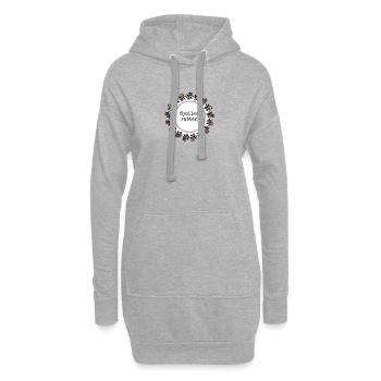 Spoiled rotten - Hoodie Dress - heather grey - Front