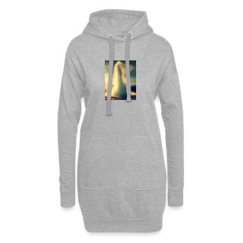 EIN AUSBRUCH EINES GEYSIRS - Hoodie-Kleid - Grau meliert - Vorne