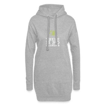 Fridays for Future - There is no Planet B - Hoodie-Kleid - Grau meliert - Vorne