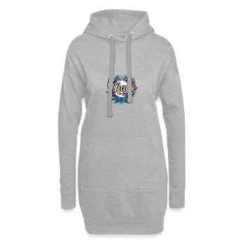 Malle 2025 Team - Hoodie-Kleid - Grau meliert - Vorne