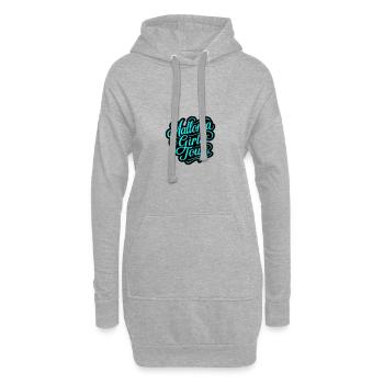 Mallorca Girls Tour Herz - Hoodie-Kleid - Grau meliert - Vorne
