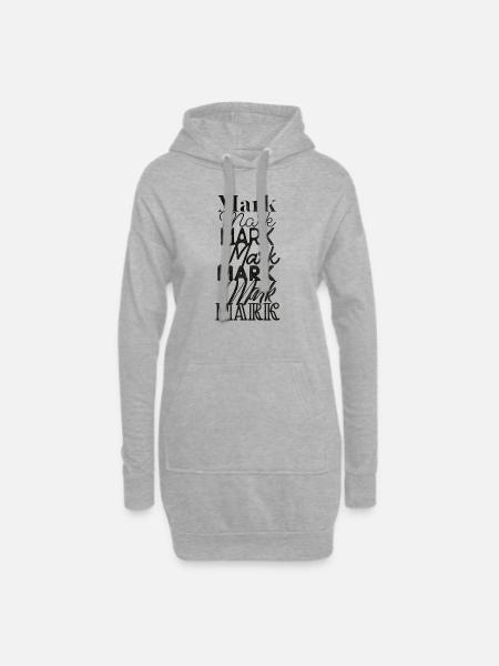 Mark - Hoodie-Kleid - Grau meliert