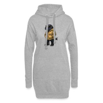 Wal Cool Winter - Hoodie-Kleid - Grau meliert - Vorne