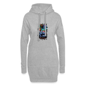 Lloret De Mar Party Crew Urlaub - Hoodie-Kleid - Grau meliert - Vorne