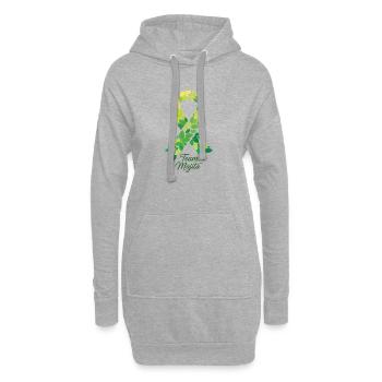 Hen Party Team Mojito Cocktail Bartender - Hoodie Dress - heather grey - Front
