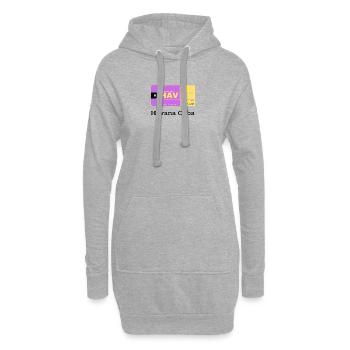 Havana Cuba - Hoodie-Kleid - Grau meliert - Vorne