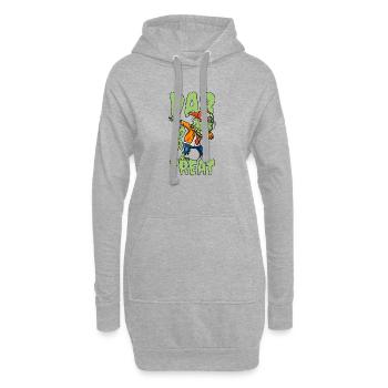 Dabbender Zombie Dabbing Dab Dance Hip-Hop Tanz - Hoodie Dress - heather grey - Front
