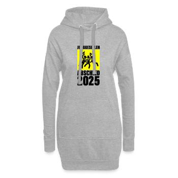 Junggesellenabschied 2025 Jga Party - Hoodie-Kleid - Grau meliert - Vorne