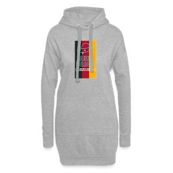 Bière Alien Réception Humour - Sweat-shirt à capuche long Femme - gris chiné - Devant