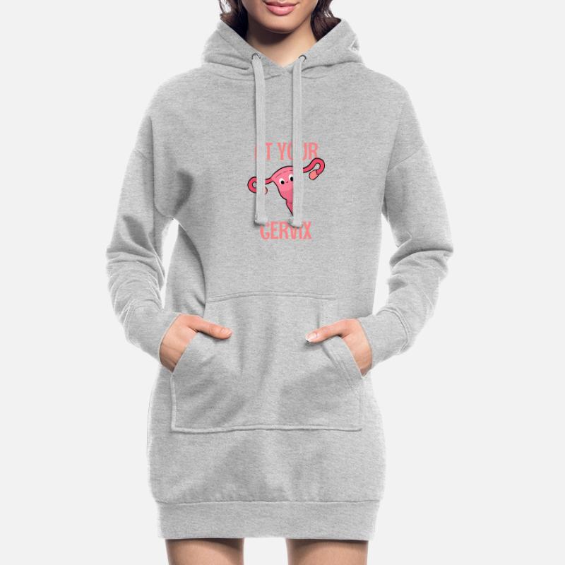 At Your Cervix Arzt oder Doktor Gift Hoodie-Kleid