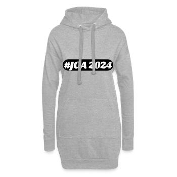JGA 2024 - Sweat-shirt à capuche long Femme - gris chiné - Devant
