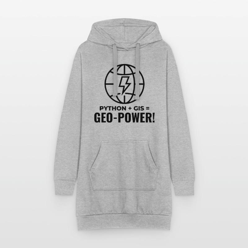 Python GIS Geo-Power Programming Geospatial Hoodie Dress