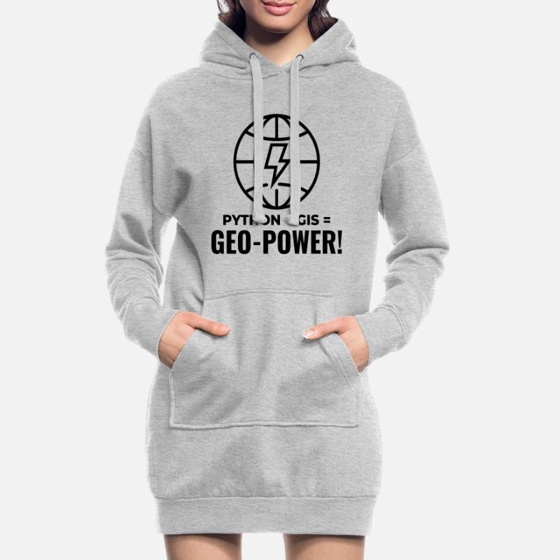 Python GIS Geo-Power Programming Geospatial Hoodie Dress