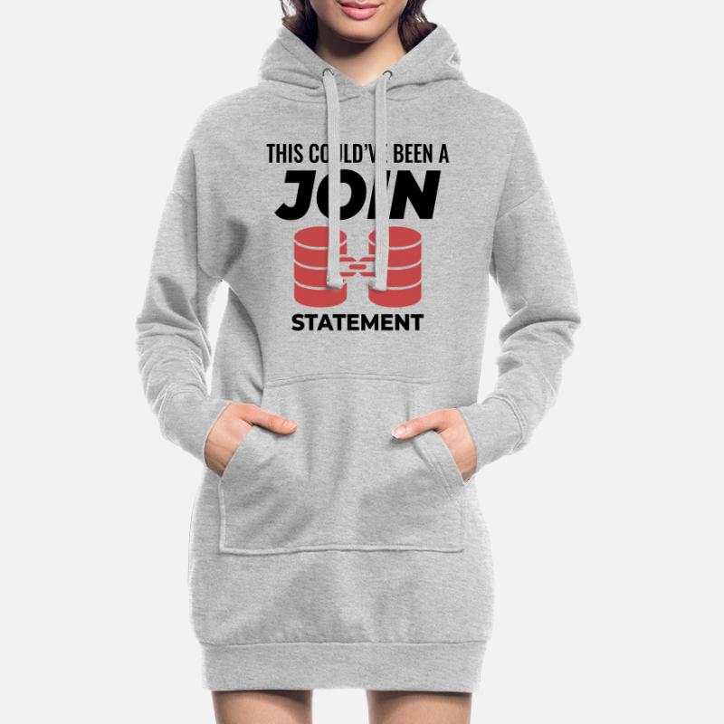 SQL Join Database Statement Programming Data Hoodie Dress