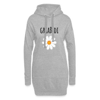 Griaß Di T Shirt - Allgäuer Design - Hoodie-Kleid - Grau meliert - Vorne