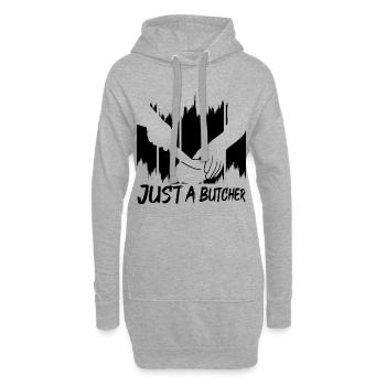 Metzger - Hoodie-Kleid - Grau meliert - Vorne