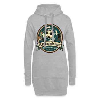 FC Kreisverkehr Kicker - Hoodie-Kleid - Grau meliert - Vorne