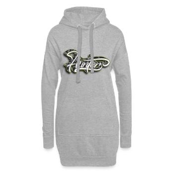 jäger - Hoodie-Kleid - Grau meliert - Vorne