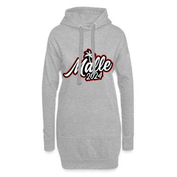 Malle 2024 - Hoodie-Kleid - Grau meliert - Vorne