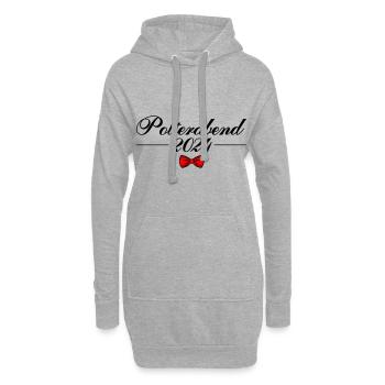 Polterabend 2024 - Hoodie-Kleid - Grau meliert - Vorne
