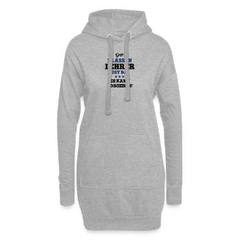 Klassen Lehrer Klassenleitung Schule Klassenlehrer - Hoodie-Kleid - Grau meliert - Vorne
