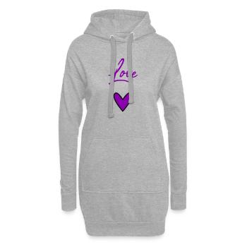 MUTTERTAG. SCHÖNEN MUTTERTAG. MAMA - Hoodie-Kleid - Grau meliert - Vorne