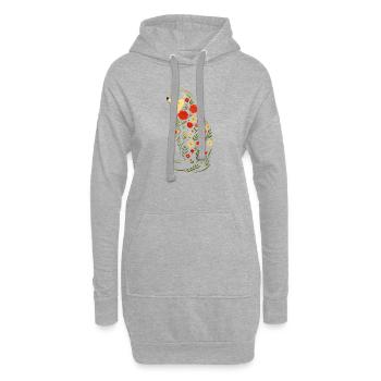 Otter - Hoodie-Kleid - Grau meliert - Vorne