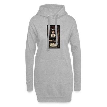 Never Pray, Always Sins Gothic Nun - Hoodie Dress - heather grey - Front
