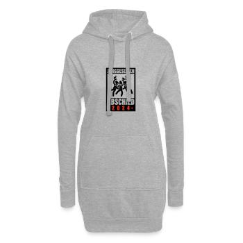 Junggesellen Abschied 2024 Jga - Hoodie-Kleid - Grau meliert - Vorne