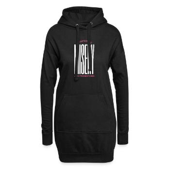 Manifestierende Magie - Hoodie-Kleid - Schwarz - Vorne