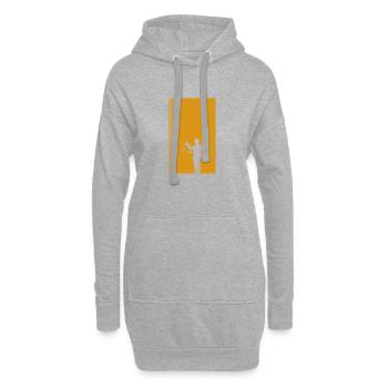 Anwalt Richter - Hoodie-Kleid - Grau meliert - Vorne