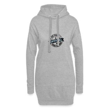 membre officiel de l'équipe 02 - Sweat-shirt à capuche long Femme - gris chiné - Devant