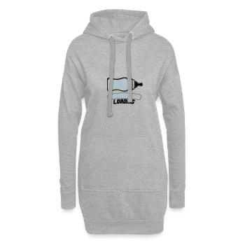 baby loading 2 - Hoodie-Kleid - Grau meliert - Vorne