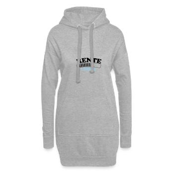 rente loading 02 - Hoodie-Kleid - Grau meliert - Vorne