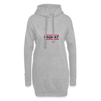 unikat 02 - Hoodie-Kleid - Grau meliert - Vorne